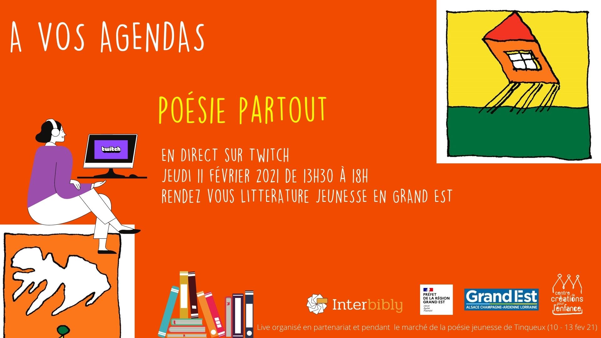 A vos agendas : le 11 février 2021, rejoignez-nous sur Twitch