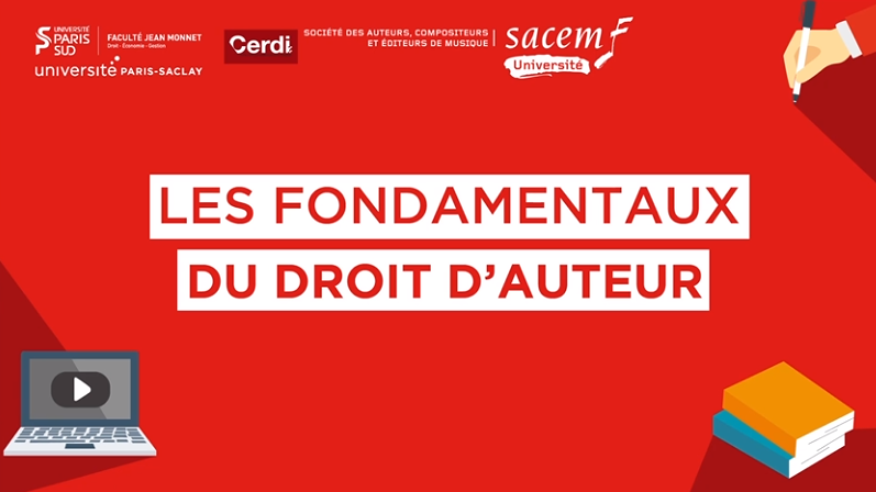 Mooc : les fondamentaux du droit d'auteur