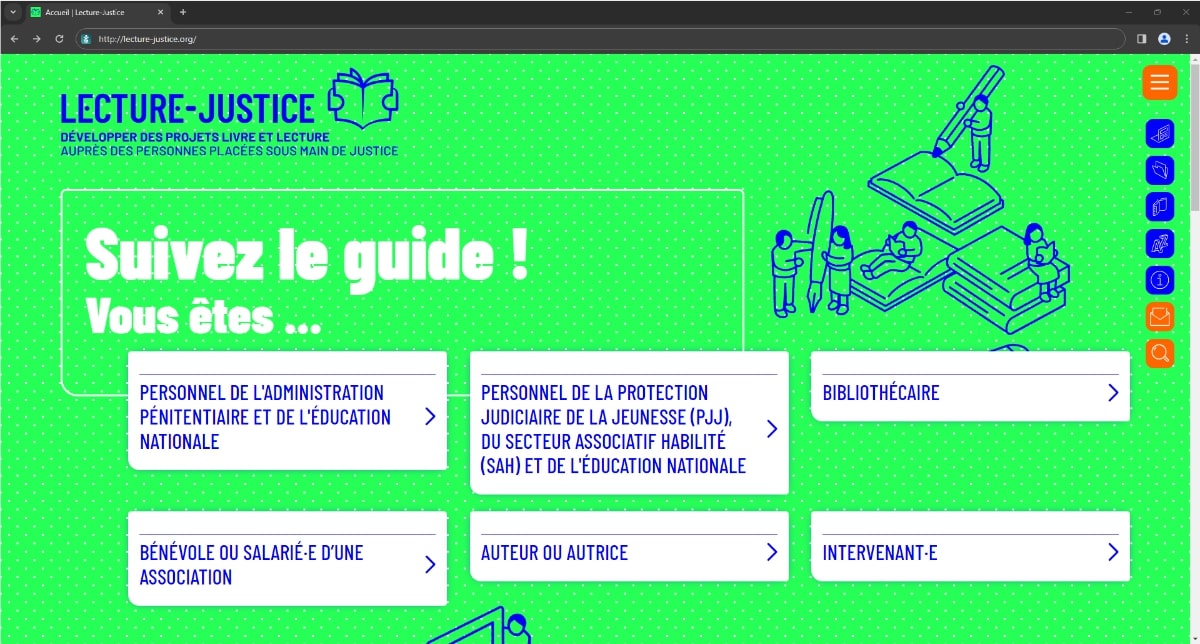 Découvrez le nouveau site site Internet lecture-justice.org