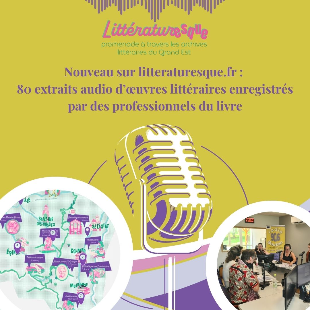 A vos écouteurs : du nouveau sur litteraturesque.fr !