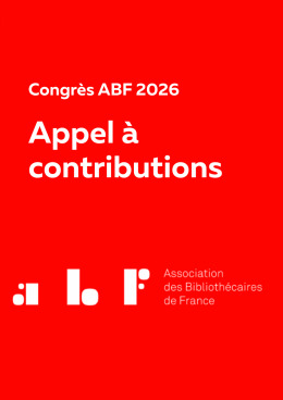 [Appel à contributions] 71e Congrés de l'ABF