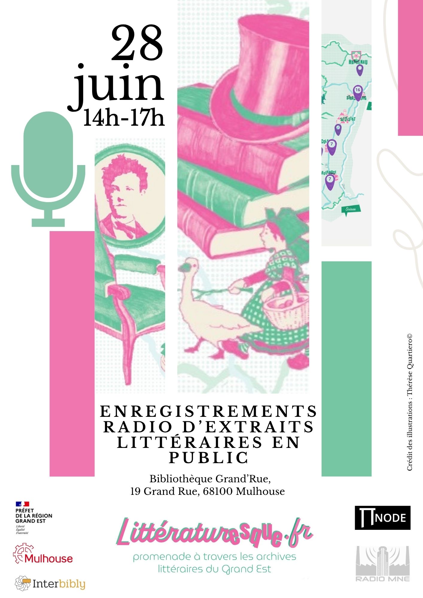 Littératuresque : prêtez-nous voix forte ! Session Alsace le 28 juin à Mulhouse !