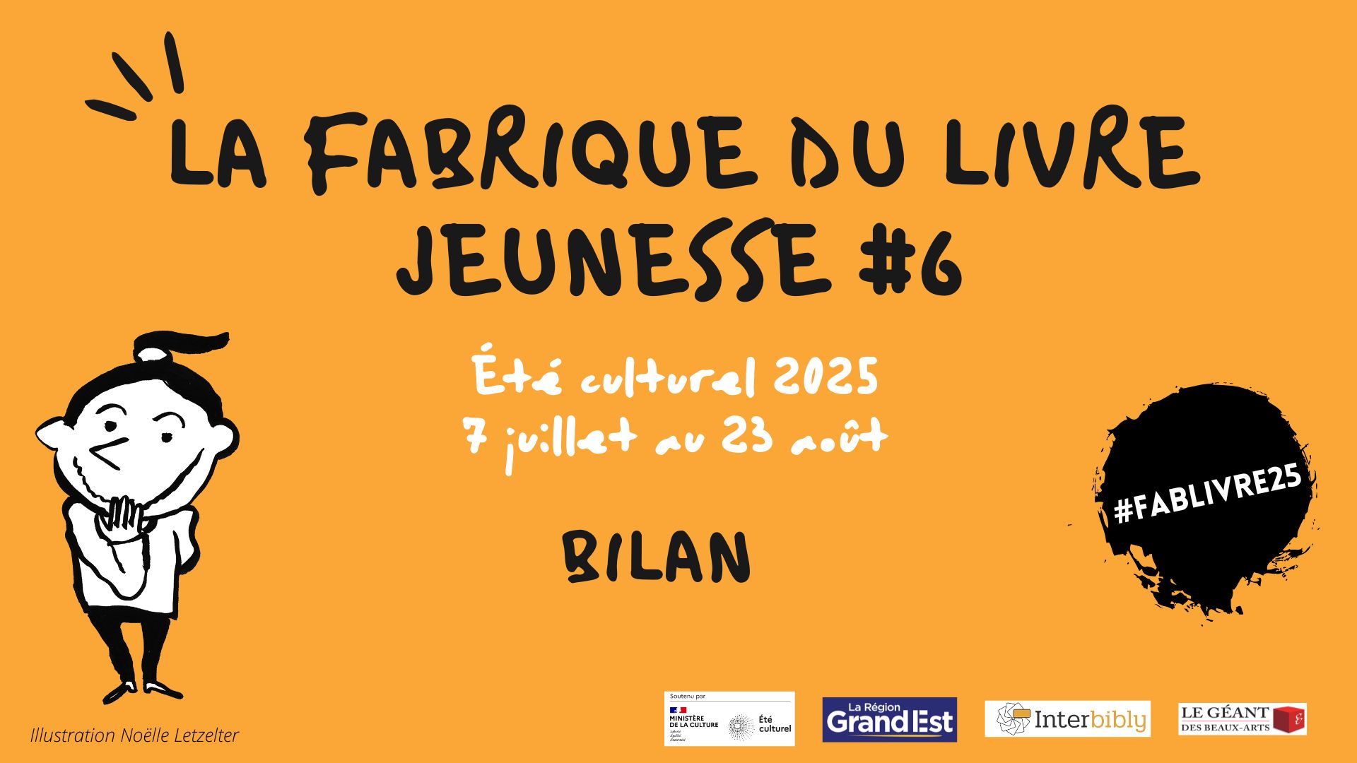 [BILAN] La Fabrique du livre jeunesse #6 - Eté culturel 2026