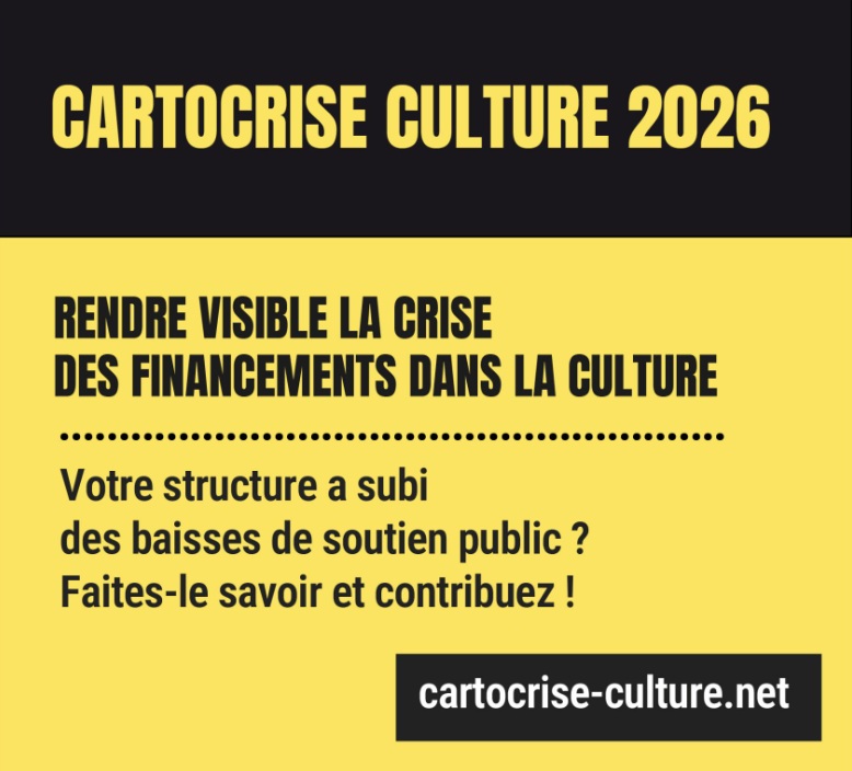 [ENQUETE] Cartocrise culture 2026 : vos données sont importantes
