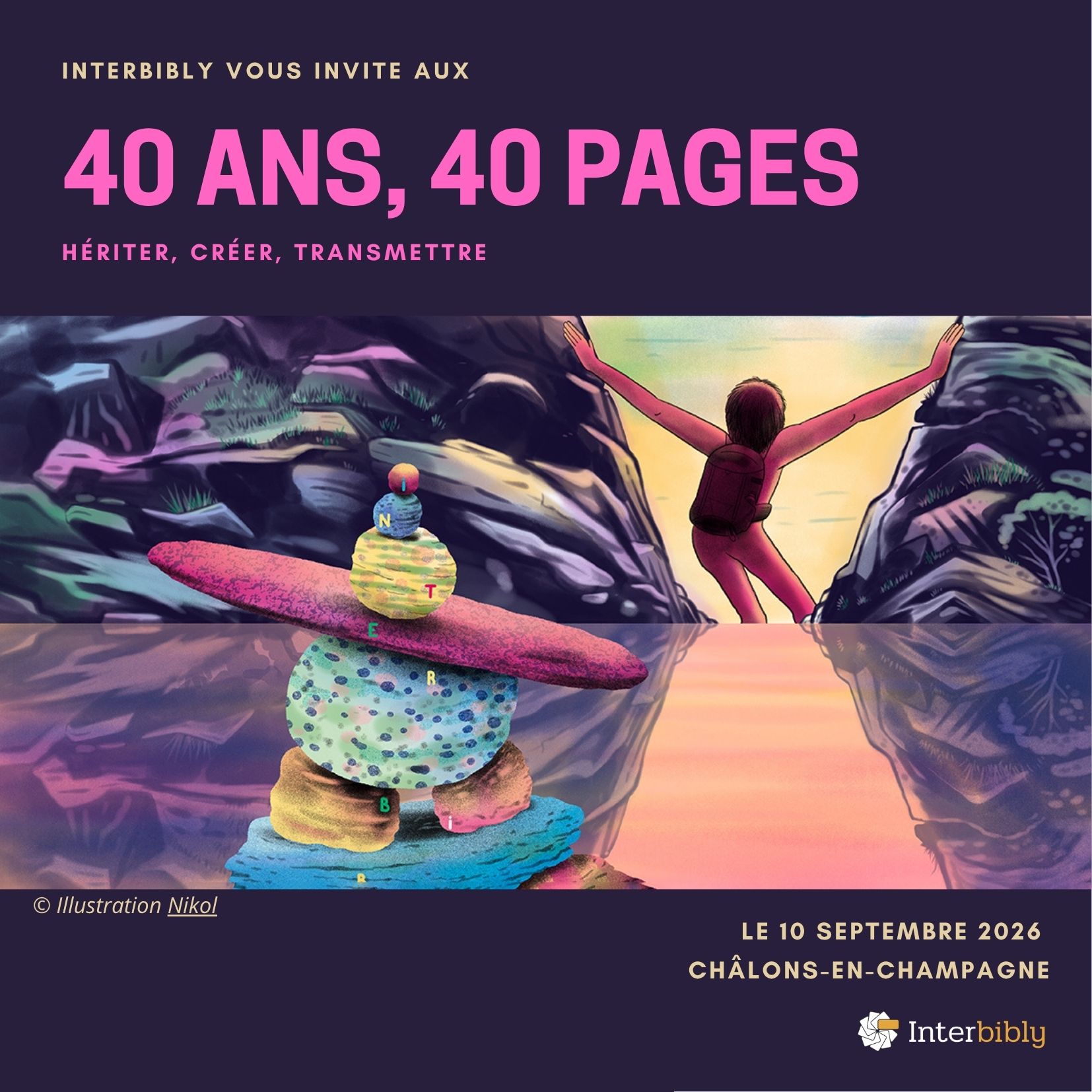 [INVITATION] Rejoignez-nous le 10 septembre pour nos 40 ans