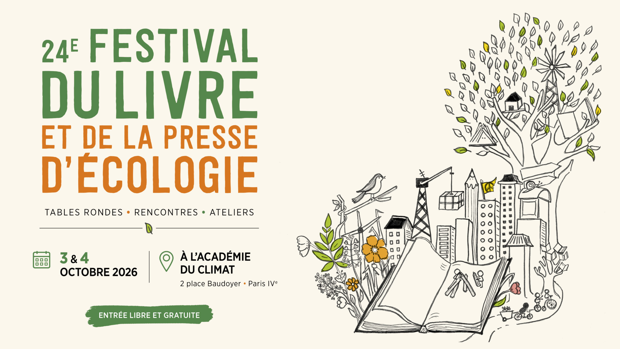 [EVENEMENT] 24e Festival du livre et de la presse d'écologie