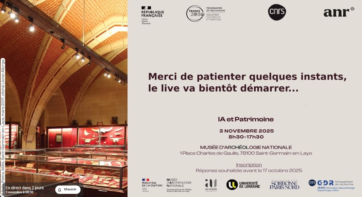 Suivez en direct la journée d'études