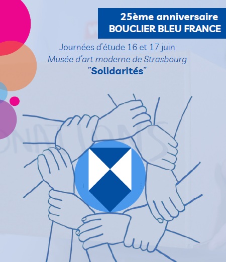 Célébration des 25 ans du Bouclier Bleu France à Strasbourg