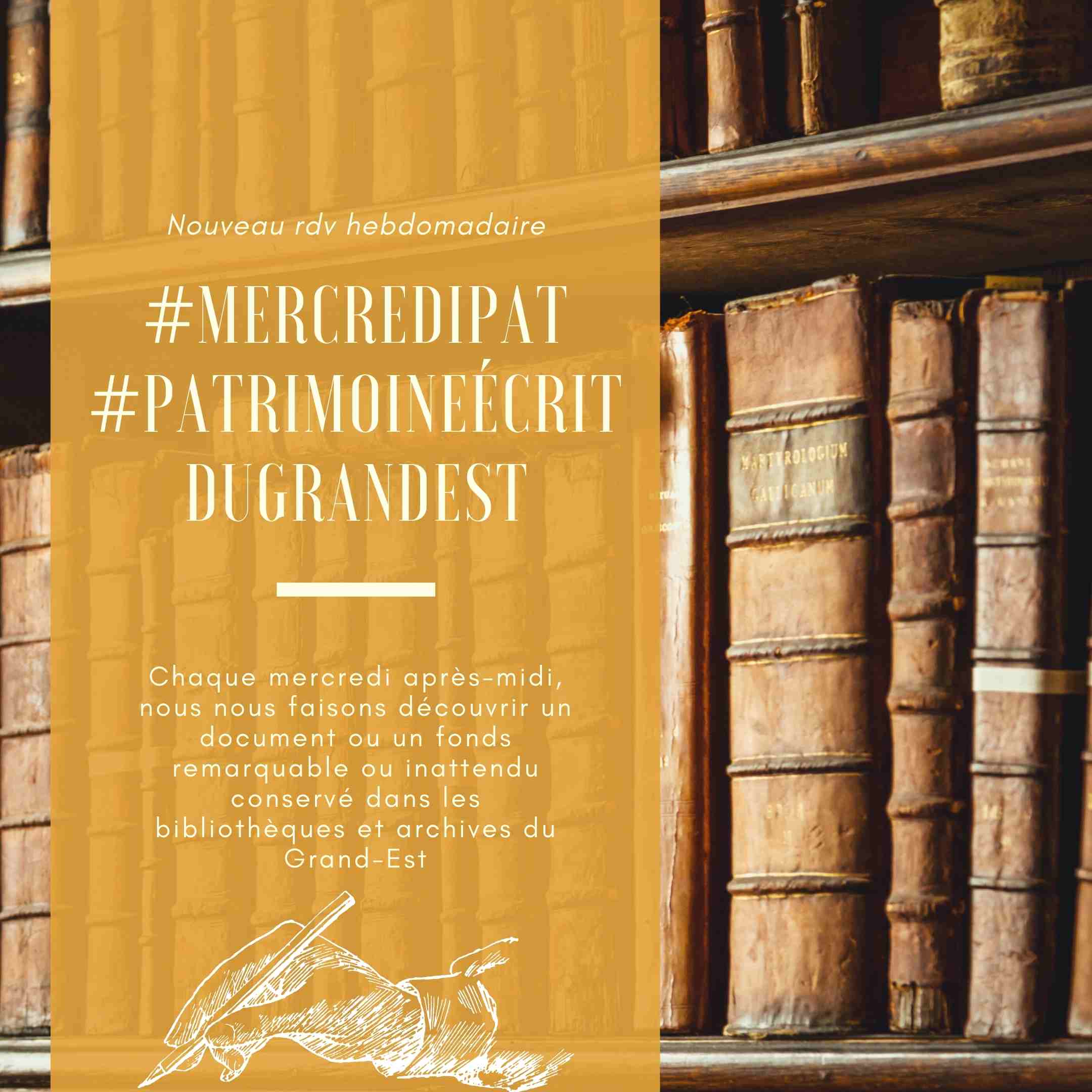 Nouveau : retrouvez une pépite patrimoniale chaque mercredi sur nos réseaux sociaux !