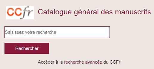 Widget et requêteur du CCFr