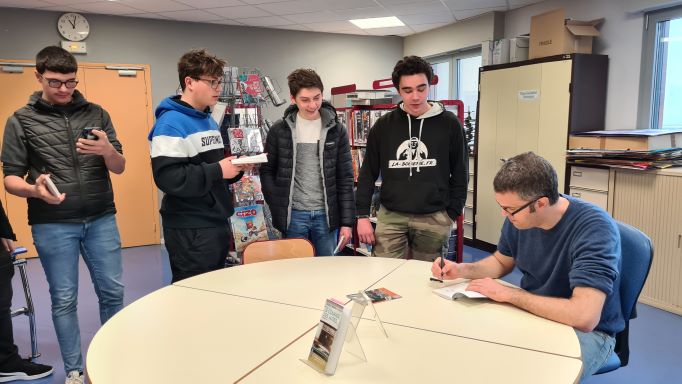 Hugo Boris au lycée professionnel André Citroën de Marly