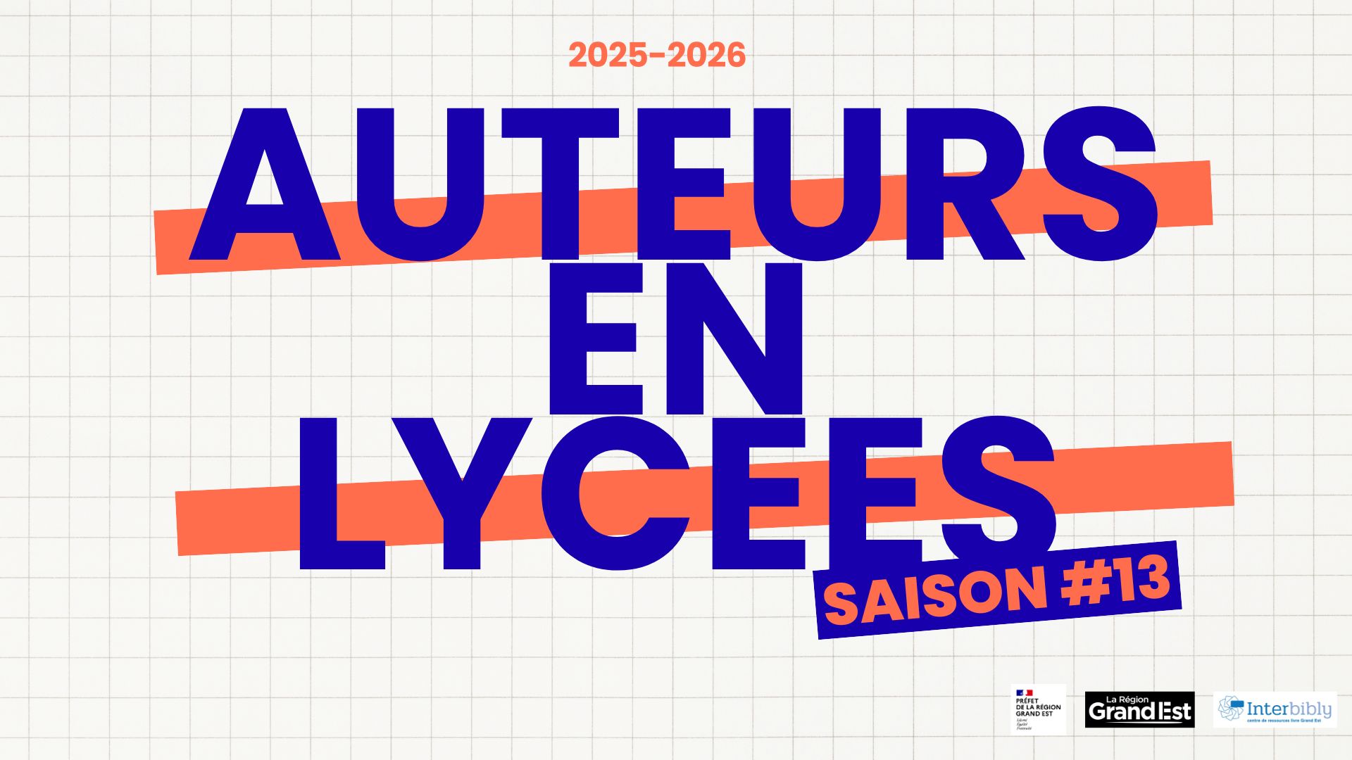 Auteurs en lycées #13_2025-2026_Découvrez les 8 auteurs invités