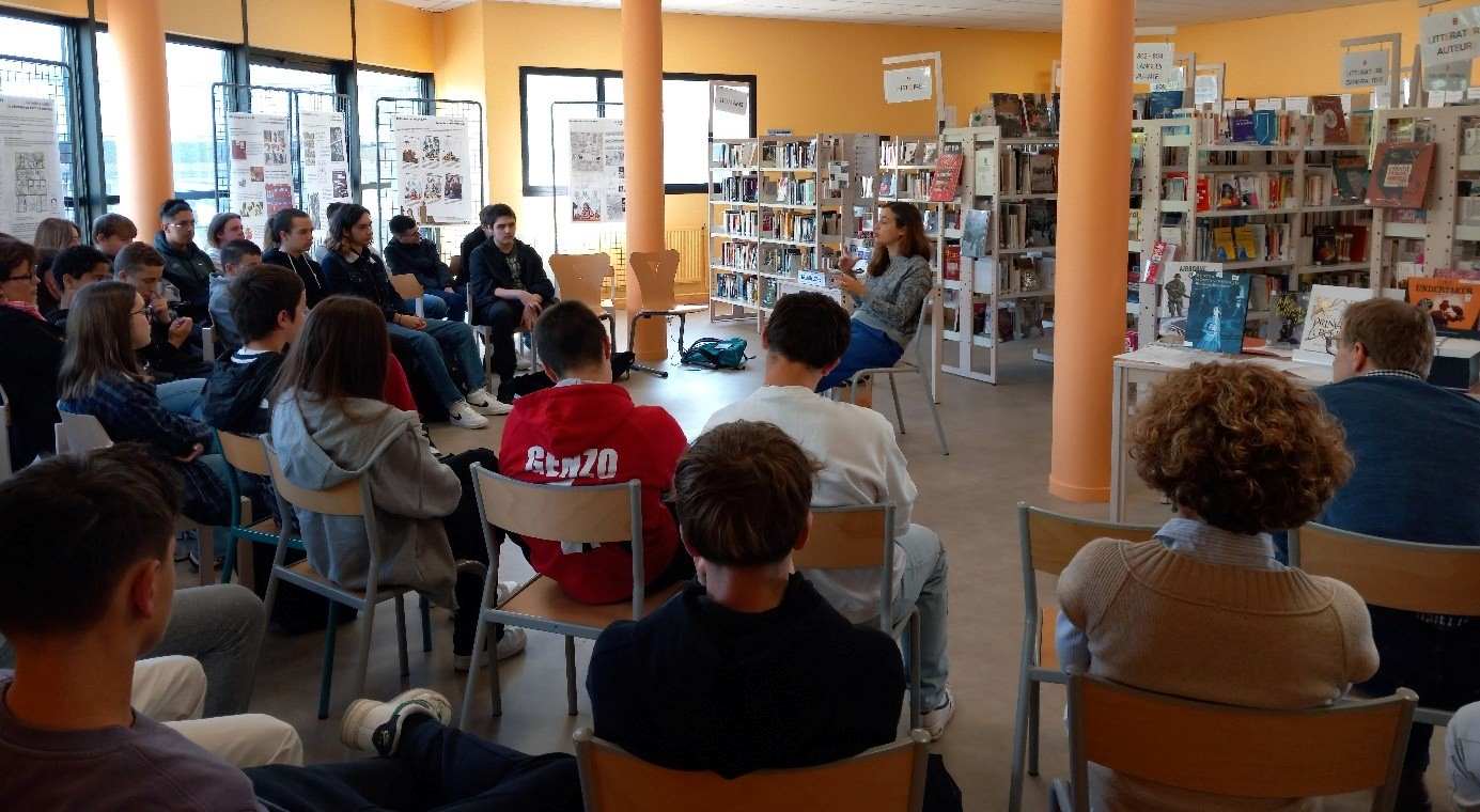 Adèle Tariel au lycée Bazin de Charleville-Mézières