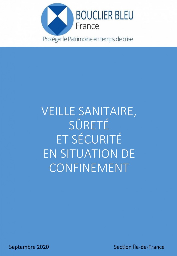 Veille sanitaire, sûreté et sécurité en situation de confinement