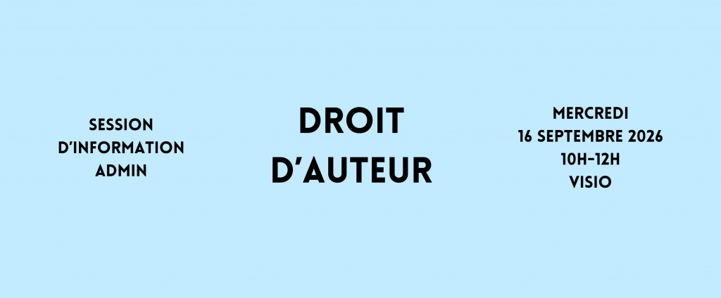 [VISIO] Les bases du droit d'auteur.ice_Info conseil culture_16 sept 2026