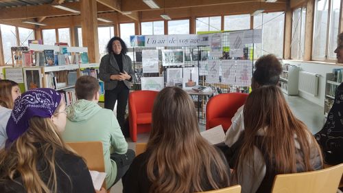 Julia Billet au lycée Jean Moulin de Revin (08)