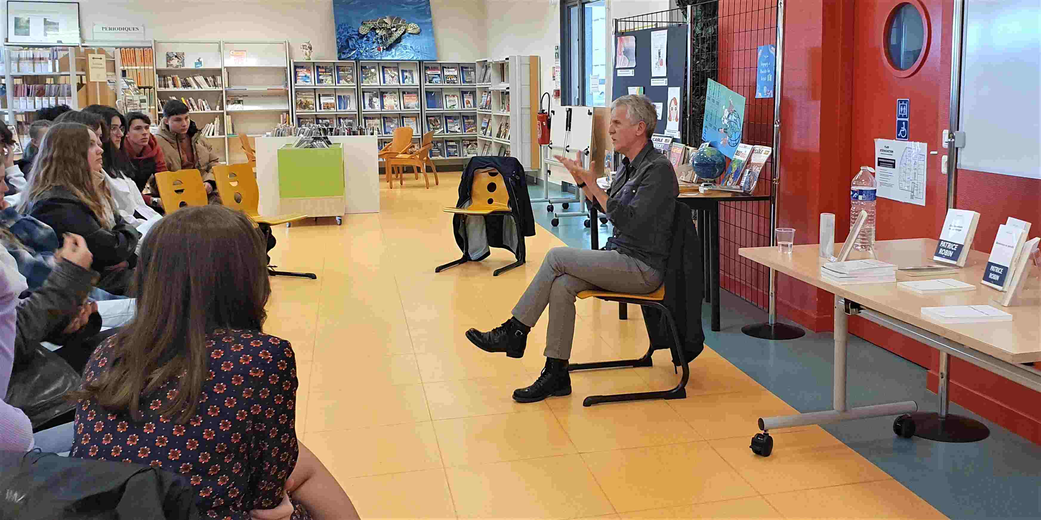 Patrice Robin au lycée Georges Clémenceau (Reims)