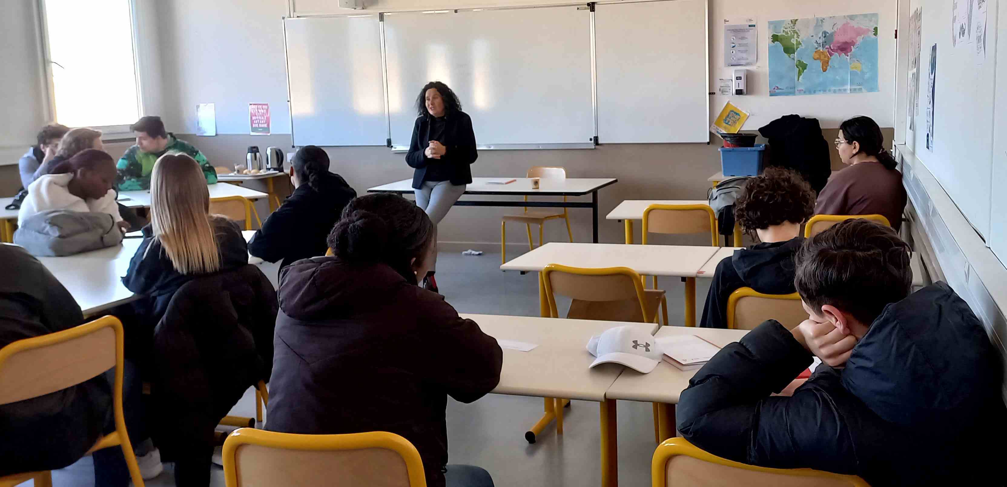 Julia Billet au lycée entre Meurthe-et-Sânon de Dombasle (54)