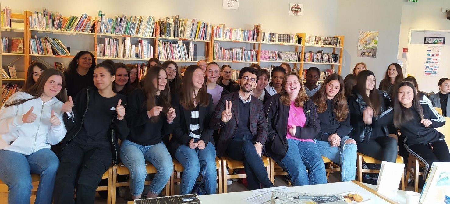 Omar Youssef Souleimane au lycée professionnel des métiers Marie Marvingt à Tomblaine