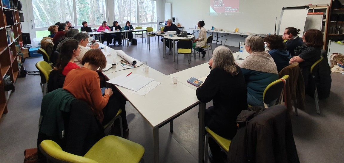 Journées professionnelles Au fil des ailes festival 2023_plus de 60 bibliothécaires participants