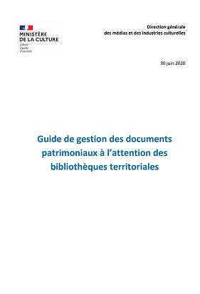 Guide de gestion des documents patrimoniaux en bibliothèque territoriale