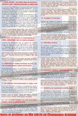 Description des panneaux 7 à 17
